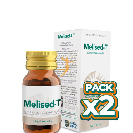 Pack 2x CAMOMILLA COMPOSTA (MELISED-T) 25Gr. FORZA VITALE