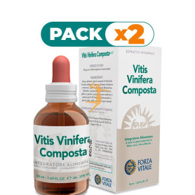 Pack 2x VITIS VINÍFERA COMPOSTA 50Ml. FORZA VITALE