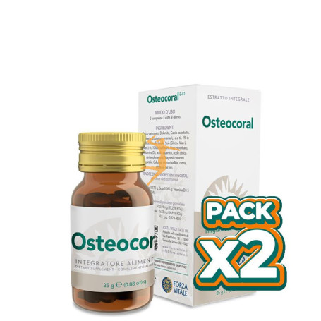 Pack 2x OSTEOCORAL 25Gr. FORZA VITALE