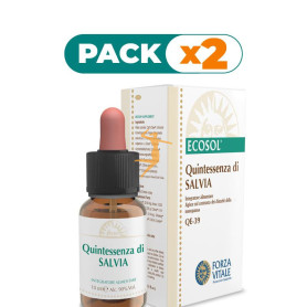 Pack 2x QUINTAESENCIA SALVIA 10Ml. FORZA VITALE
