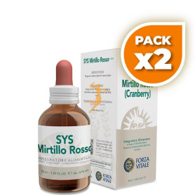 Pack 2x SYS MIRTILLO ROSSO 50Ml. FORZA VITALE