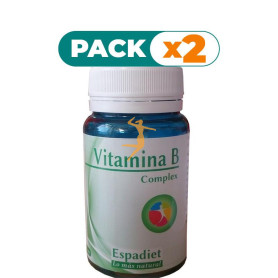 Pack 2x VITAMINA B+ COMPLEX 60 PERLAS NEW COMPLEMENTS - ESPADIET