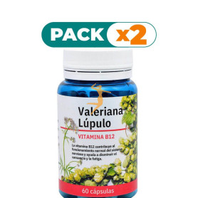 Pack 2x VALERIANA, LUPULO Y B12 60 CAPSULAS ESPADIET