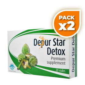 Pack 2x DEPUR STAR DETOX 20 VIALES ESPADIET