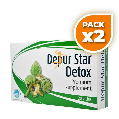 Pack 2x DEPUR STAR DETOX 20 VIALES ESPADIET