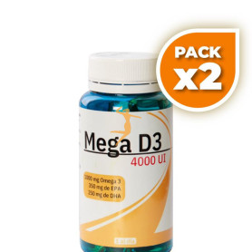 Pack 2x MEGA VITAMINA D3 60 PERLAS ESPADIET