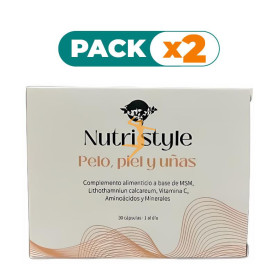 Pack 2x PELO+PEL+UÑAS NUTRI STYLE 30 CAPSULAS ESPADIET