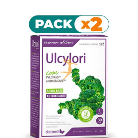 Pack 2x ULCYLORI CON BRASSICARE 30 CÁPSULAS DIETMED