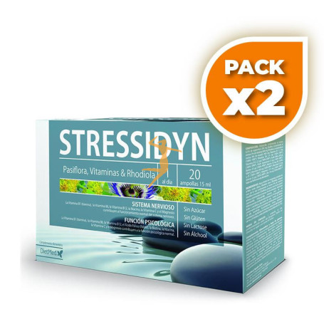 Pack 2x STRESSIDYN 20 AMPOLLAS DIETMED