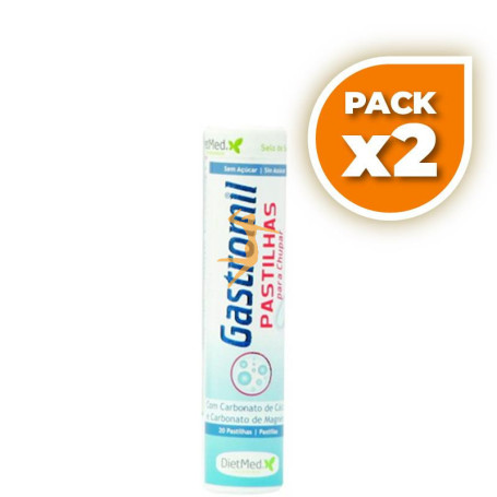 Pack 2x GASTROMIL 20 PASTILLAS DIETMED