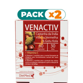Pack 2x VENACTIV 60 CÁPSULAS DIETMED