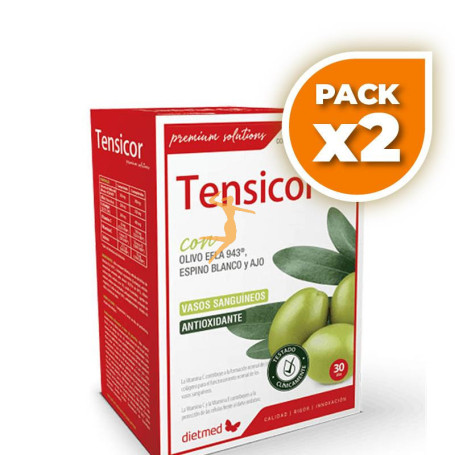 Pack 2x TENSICOR 60 COMPRIMIDOS DIETMED