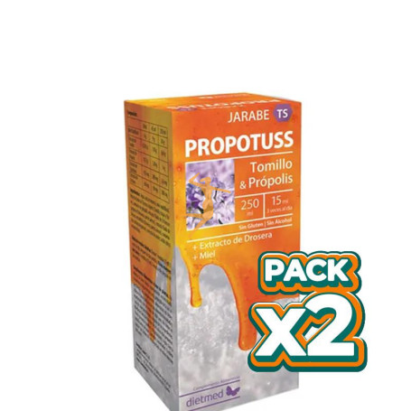 Pack 2x PROPOTUSS JARABE TS 250Ml. DIETMED