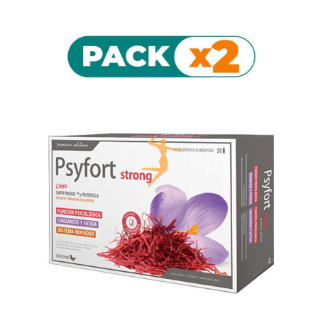Pack 2x PSYFORT STRONG 20 AMPOLLAS DIETMED