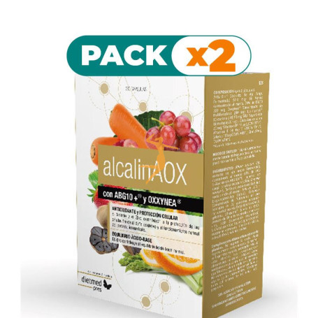 Pack 2x ALCALINAOX 30 CÁPSULAS DIETMED