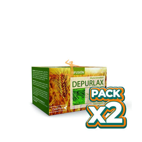 Pack 2x DEPURLAX CHA 25 FILTROS DIETMED