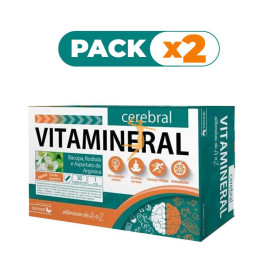 Pack 2x VITAMINERAL CEREBRAL 30 AMPOLLAS DIETMED
