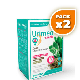 Pack 2x URIMED CANDID 30 CÁPSULAS DIETMED