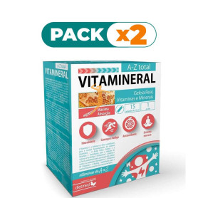 Pack 2x VITAMINERAL A-Z 15 AMPOLLAS DIETMED