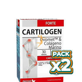 Pack 2x CARTILOGEN FORTE 30 CAPSULAS DIETMED