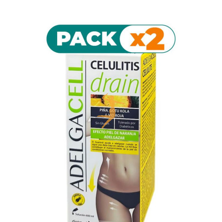 Pack 2x ADELGACELL CELULITE DRAIN 600 ML DIETMED