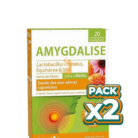 Pack 2x AMYGDALISE 20 COMPRIMIDOS MASTICABLES DIETMED