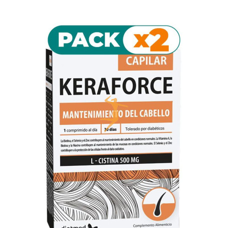 Pack 2x KERAFORCE CAPILAR 30 COMPRIMIDOS DIETMED