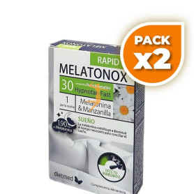 Pack 2x MELATONOX RAPID 30 COMPRIMIDOS DIETMED