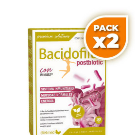 Pack 2x BACIDOFILUS POSTBIOTIC 30 CÁPSULAS DIETMED