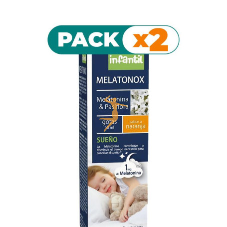 Pack 2x MELATONOX INFANTIL SOLUCIÓN ORAL 50ML DIETMED