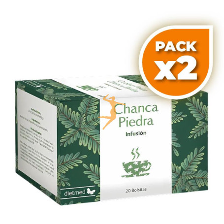Pack 2x INFUSIÓN CHANCA PIEDRA (ROMPEPIEDRA) 20 BOLSITAS DIETMED