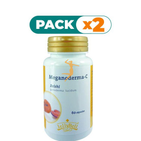 Pack 2x MEGANODERMA C 60 CÁPSULAS JELLYBELL