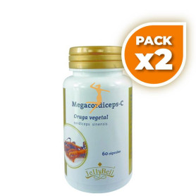 Pack 2x MEGACORDICEPS C 60 CÁPSULAS JELLYBELL