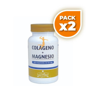 Pack 2x COLÁGENO Y MAGNESIO 120 COMPRIMIDOS JELLYBELL