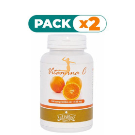 Pack 2x VITAMINA C 100 COMPRIMIDOS JELLYBELL