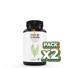 Pack 2x COLA DE CABALLO 500 MG 120 COMP EBERS