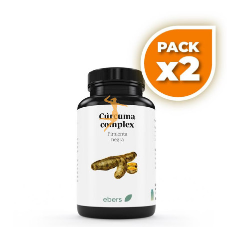 Pack 2x CÚRCUMA COMPLEX 60 CÁPS EBERS