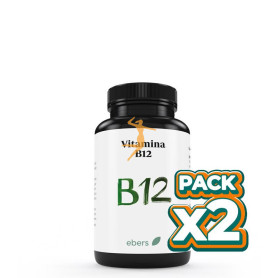 Pack 2x VITAMINA B12 60 COMP EBERS