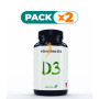 Pack 2x VITAMINA D3 1000 UI 60 COMP EBERS