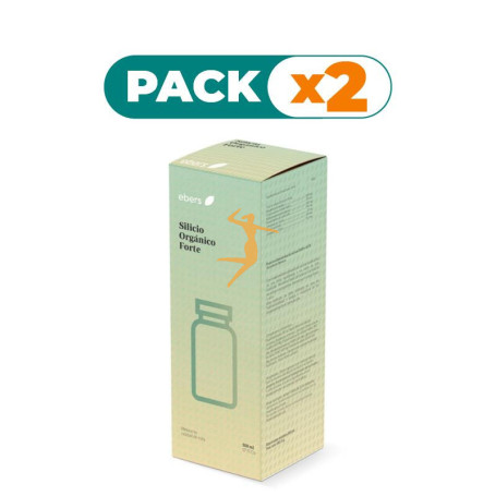 Pack 2x SILICIO ORGÁNICO FORTE 500 ML EBERS