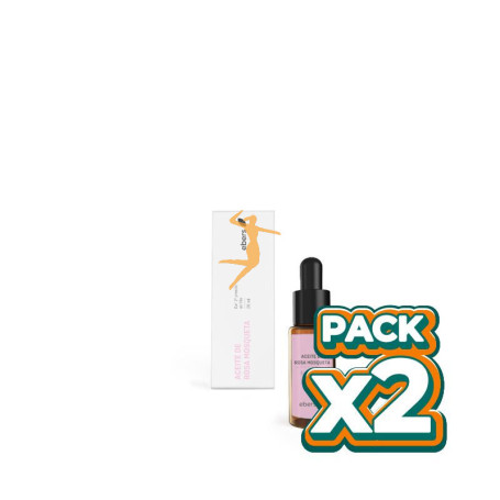 Pack 2x ACEITE DE ROSA MOSQUETA 20 ML (GOTERO) EBERS