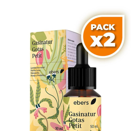 Pack 2x GASINATUR GOTAS PETIT 50 ML EBERS
