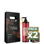 Pack 2x ESTUCHE TRATAMIENTO CAPILAR IN & OUT 30 PERLAS+250ML EBERS