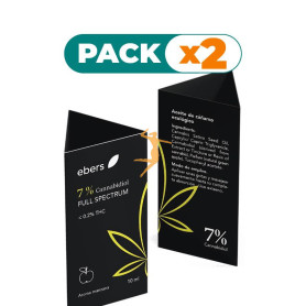 Pack 2x ACEITE DE CBD FULL SPECTRUM 7% 10ML EBERS