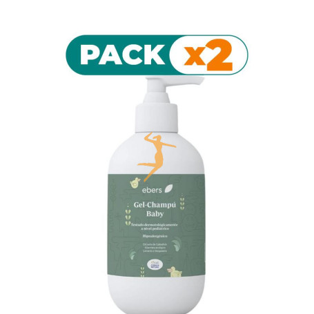 Pack 2x GEL-CHAMPÚ BABY 250 ML EBERS