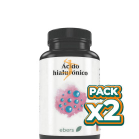Pack 2x ÁCIDO HIALURONICO 50MG 60 COMPRIMIDOS EBERS