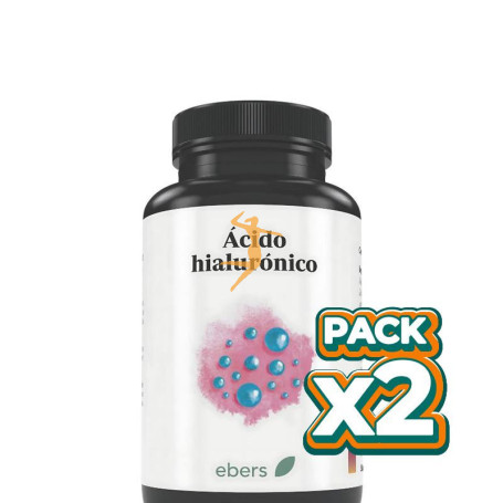 Pack 2x ÁCIDO HIALURONICO 50MG 60 COMPRIMIDOS EBERS