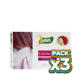 Pack 3x CABELLO, UÑAS, PIEL Y BIOTINA 48 COMPRIMIDOS SANTIVERI