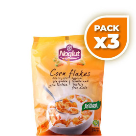 Pack 3x NOGLUT CORN FLAKES 250Gr. SANTIVERI
