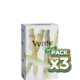 Pack 3x ARCILLA VERDE 375Gr. SANTIVERI